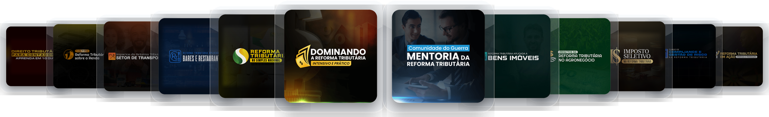 Os 12 treinamentos da Mega Black Friday da Reforma Tributária